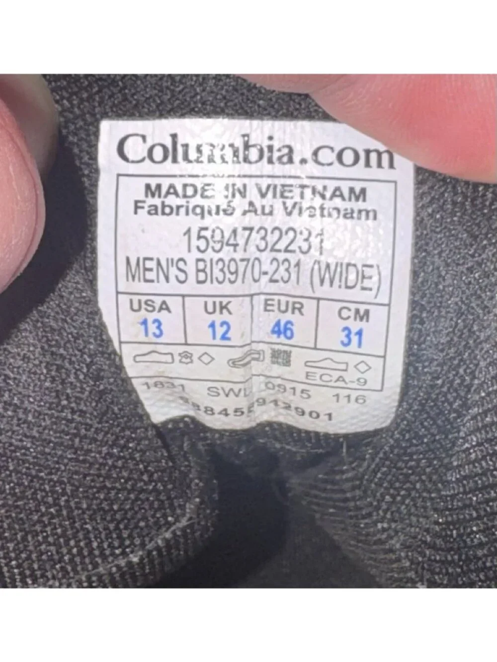 Columbia Newton Ridge Plus II Mens Leather WP Hiking Trail Boots Size 13 WIDE